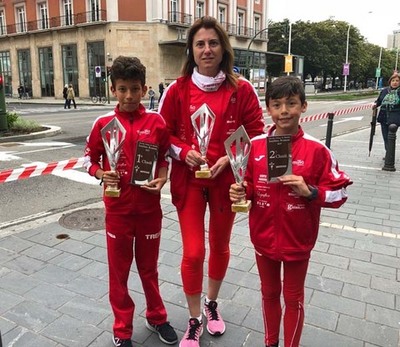 Buenos resultados para Atletismo Trega en el Trofeo Josefina Romero de marcha atltica de Galicia