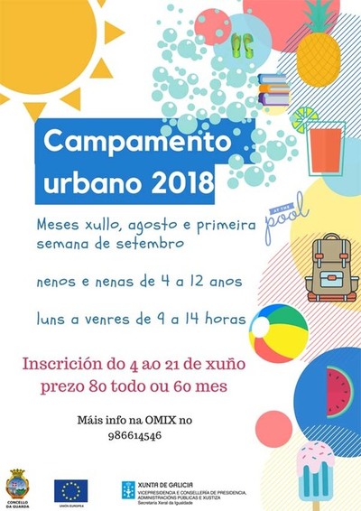 A OMIX da Guarda abre o prazo de inscricin no Campamento Urbano de vern