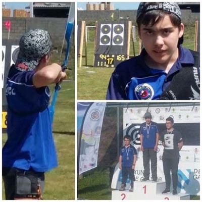 Adrian Millan Figueroa, arqueiro tomis con autismo, amosa que este non  impedimento para a realizacin persoal