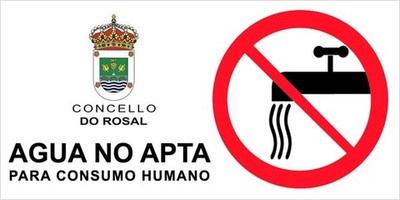 O Rosal informa  de que a auga dalgunhas fontes non  apta para o consumo