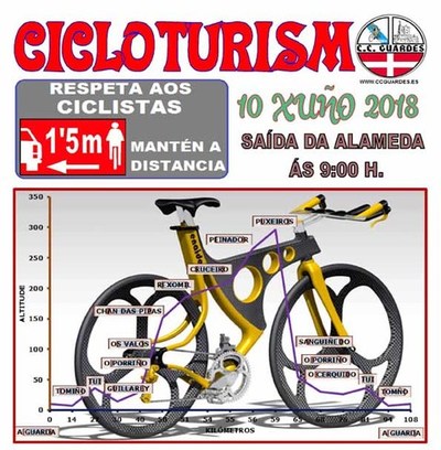 Salida del Club Ciclista Guards este domingo 10 de junio