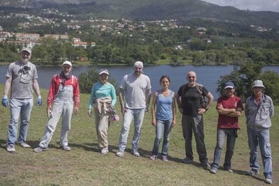 Seis escultores de distintos pases amosan a sa arte -en vivo- no Espazo Fortaleza de Goin