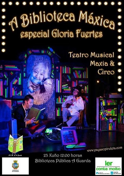 Payaso Piruleta chega este sbado  Biblioteca da Guarda 