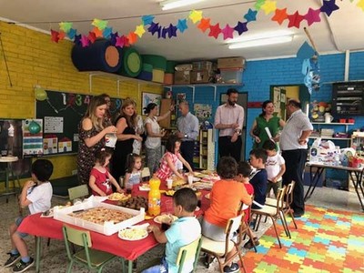 A aula do Souto do CRA Mestra Clara Torres reparada trala explosin de Paramos