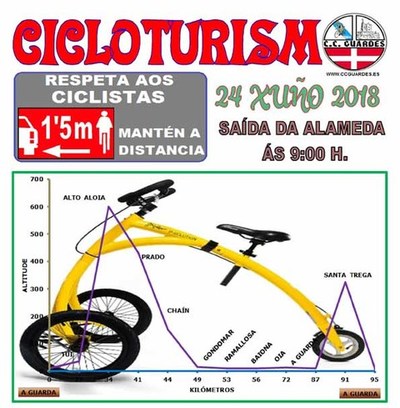Salida del Club Ciclista Guards este domingo 24 de junio