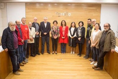 O Espazo Fortaleza convrtese nun gran obradoiro de arte con seis recoecidos escultores