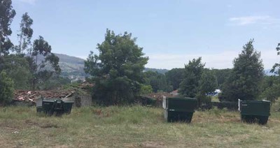 Comezan as actuacins previas para a retirada do amianto en Paramos(Tui)