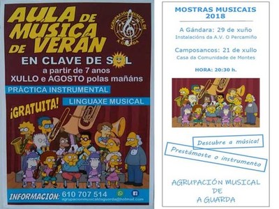 A Agrupaci�n Musical Guardesa convida � pr�ctica musical durante o ver�n