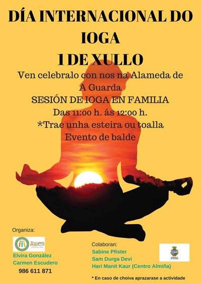 Xornada de Ioga  aberta ao pblico na Alameda da Guarda