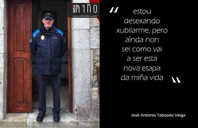 Jos Antonio Taboada Veiga: -37 anos de servizo no Concello da Guarda-