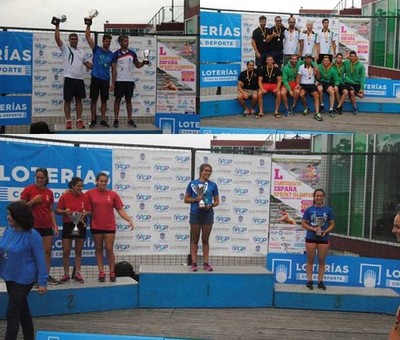 El Kayak Tudense tercero en el nacional de pista