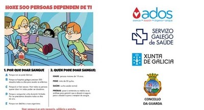 O Concello de A Guarda convida a colaborar na campa�a solidaria #s�matedoasangue