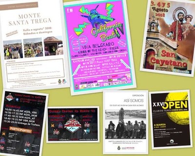 A Guarda inicia o mes de agosto cunha chea de eventos para todas as idades 