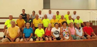 Atletas seniores de Cerveira em preparao para as Olimpadas Intergeracionais