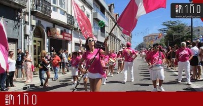 A Guarda acolleu o Desfile Folclrico Tradicional e das Bandas Marieiras das Festas do Monte 2018