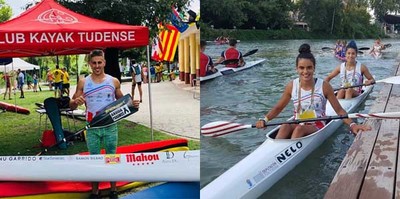 Amplia representacin del Kayak Tudense en el Descenso del Mio este sbado