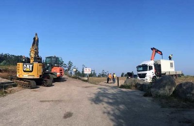 Incianse as obras da Porta do Trega na Guarda