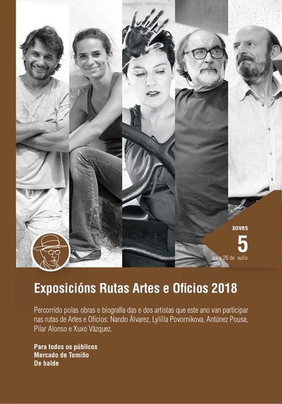 O escultor Xuxo Vzquez pecha a Ruta das Artes e Oficios organizada este vern polo Concello de Tomio