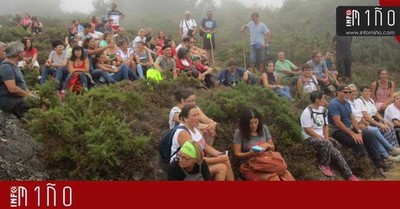 Especial - Vecios da Guarda e Caminha participaron nunha andaina ata a Romara de San Joao na Serra D Arga