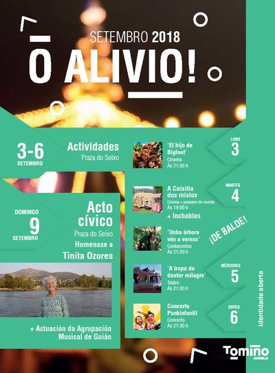 Contina en Tomio a programacin das Festas do Alivio 2018