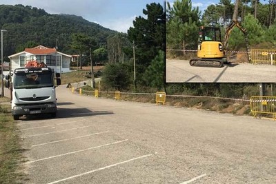 A Guarda mellora a accesibilidade na Praia do Muo en Camposancos