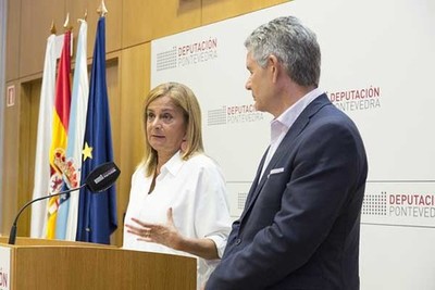 A presidenta da Deputacin sita como referente turstico  provincia de Pontevedra que acadou en agosto un 87% de ocupacin hoteleira