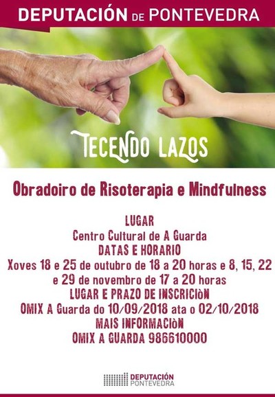 Aberto o prazo de inscricins para un obradoiro de Mindfullness e Risoterapia na Guarda