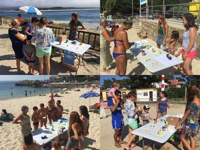 As praias guardesas do Muo e Area Grande acolleron esta fin de semana xornadas de sensibilizacin ambiental