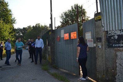 A Polica Local de Tui precinta a pirotcnia La Gallega