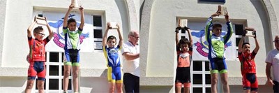 Ciclistas rosaleiros colleitan xitos en Marn