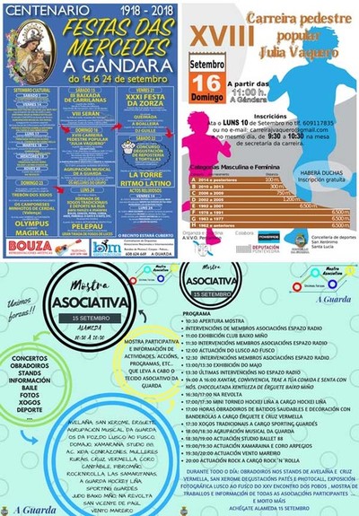 A II Mostra asociativa e a Festa das Mercedes, principais atractivos desta fin de semana na Guarda