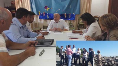 Javier Losada visita Paramos para encauzar con las familias afectadas el desarrollo de las medidas aprobadas por el Consejo de Ministros 