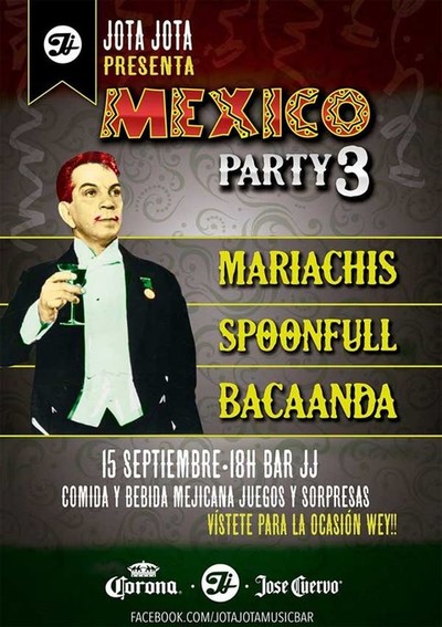 Mexico Party 3 este sbado en el Pub Jota Jota de O Rosal