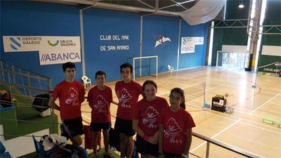 Buenos resultados para los deportistas del Club Bdminton Tui el pasado fin de semana