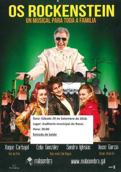 O musical -Rockenstein- chega ao Rosal este sbado