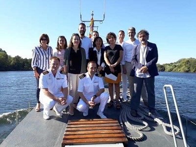 Maica Larriba fai un chamamento a que o Ro Mio sirva como un polo de desenvolvemento e non unha fronteira