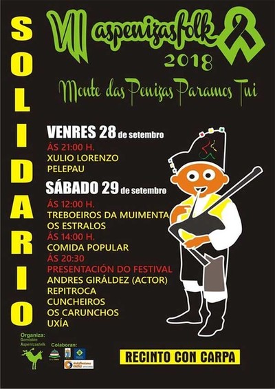 O VII Festival Aspenizasfolk chega a Tui esta fin de semana