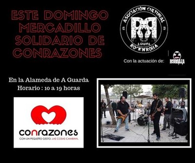 Mercadillo Solidario de Conrazones este domingo en la Alameda de A Guarda