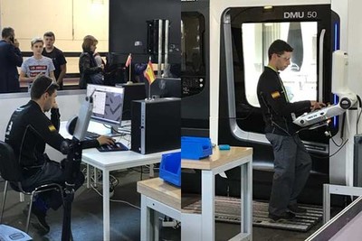 O rosaleiro Ral Fernndez Lorenzo participa en Budapest no EuroSkills 2018