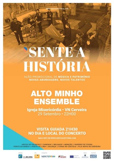 Talentos internacionais do Alto Minho do concerto nico em Vila Nova de Cerveira
