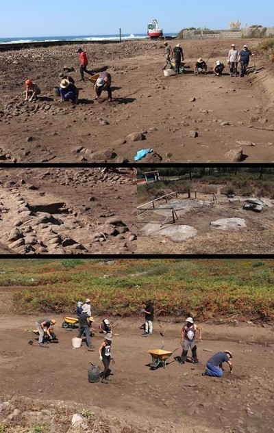 Inicio dos traballos de escavacin arqueolxica do proxecto -A Guarda, Mar de Sal-