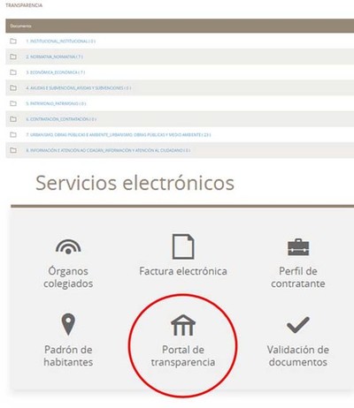 A Guarda incorpora no portal de transparencia numerosa informacin de interese
