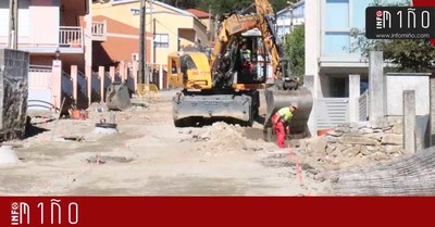 As obras de urbanizacin da Subida a San Amaro en Camposancos avanzan a bo ritmo
