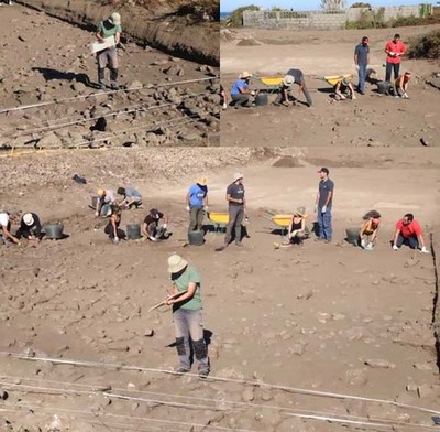 8 alumnos comezaron esta semana coma voluntarios do proxecto -A Guarda, Mar de Sal-