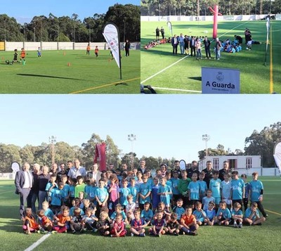 Inicio das DEPOrte Escolas e estrea do novo cspede do Estadio Municipal da Sangria na Guarda