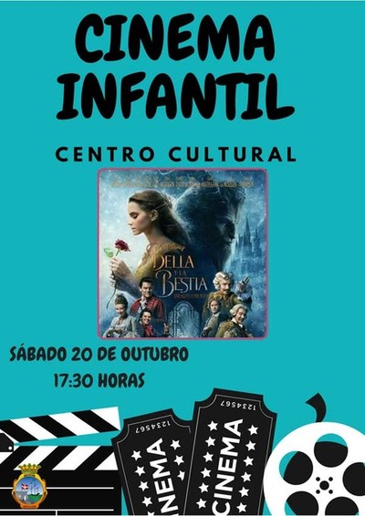 Cinema infantil coa proxeccin de -La Bella y La Bestia-  este sbado 20 de outubro