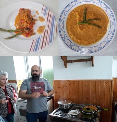 Destacados cocieiros galegos  ensinan na Guarda a elaborar pratos econmicos, sans e solidarios