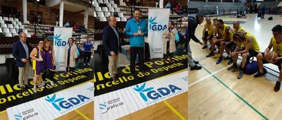 Liga de baloncesto adaptado: San Xerome femenino subcampionas e San Xerome masculino terceiros