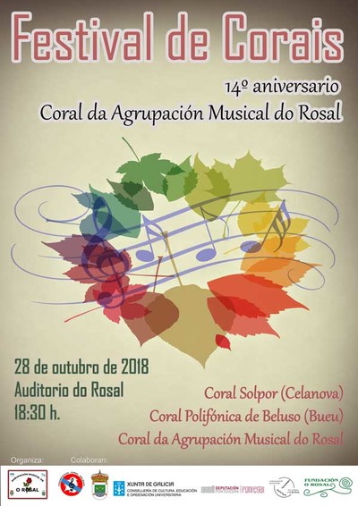 Festival de Corais este domingo no Rosal