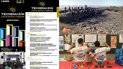 A programacin e robtica tamn tern cabida na Feira do Emprego e Formacin -Tecnoimaxn-